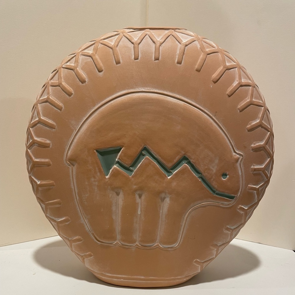 Southwestern Style Bear Vase